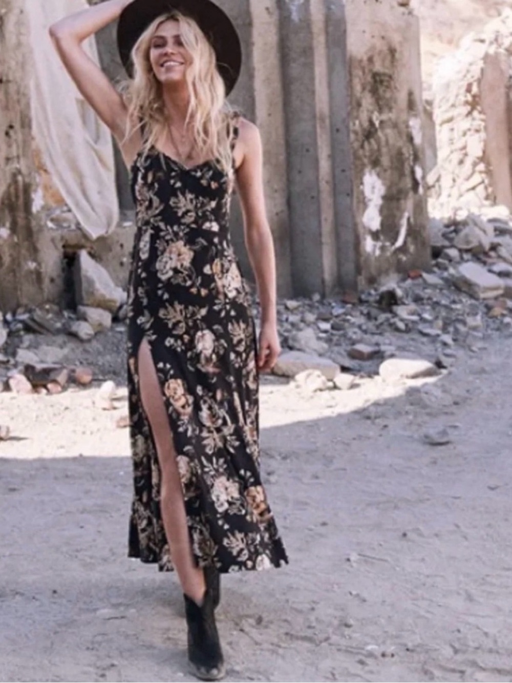 Spell Rosa Sun Dress - coal Size M excellent condition
